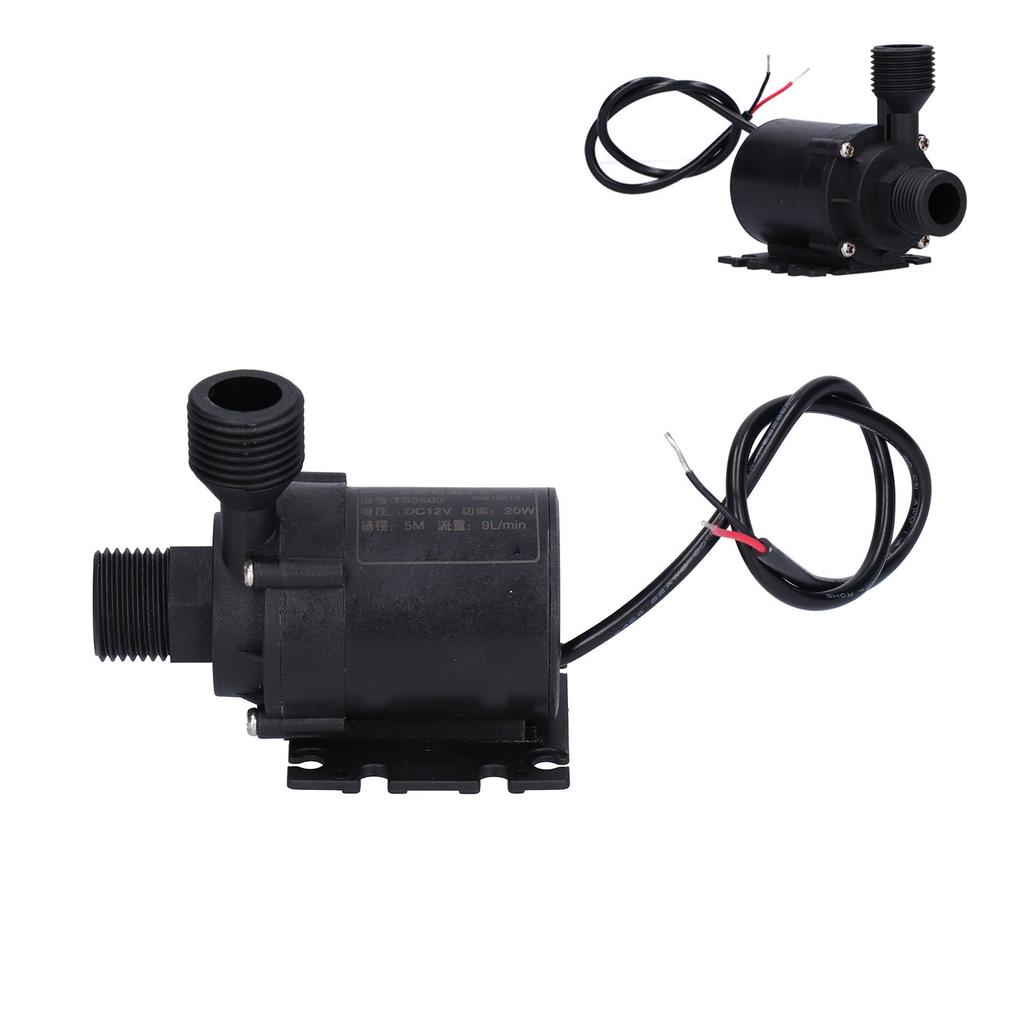 DC 12V Booster Wasserpumpe Langlebige G12 Schraube Miniatur Zirkulierende Tauchpumpe für Brunnen