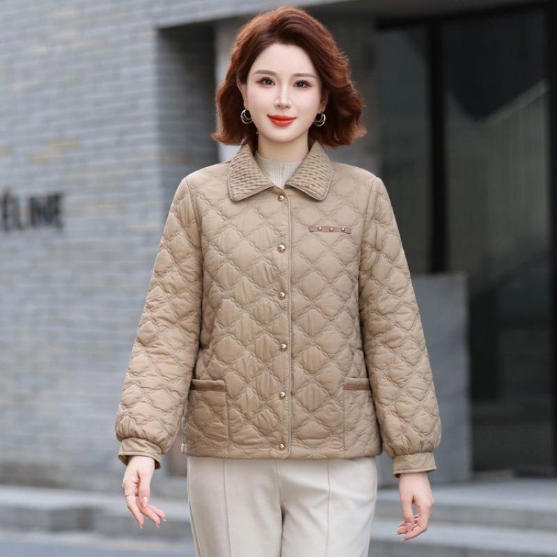 

Хлопковые куртки для среднего и пожилого возраста, легкие и короткие куртки, хлопковые куртки, новые зимние модели, маленькие хлопковые куртки, повседневные. 5XL [recommended 150-80kg]