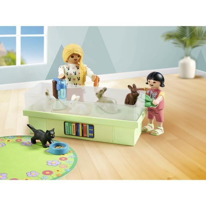 PLAYMOBIL 71753 Pet Shop with Rabbit Run, My Life, Animal Care, 30 Pieces, Ages 4+