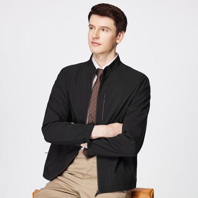 Shanshan Men's Stand-Collar Business Casual Jacket