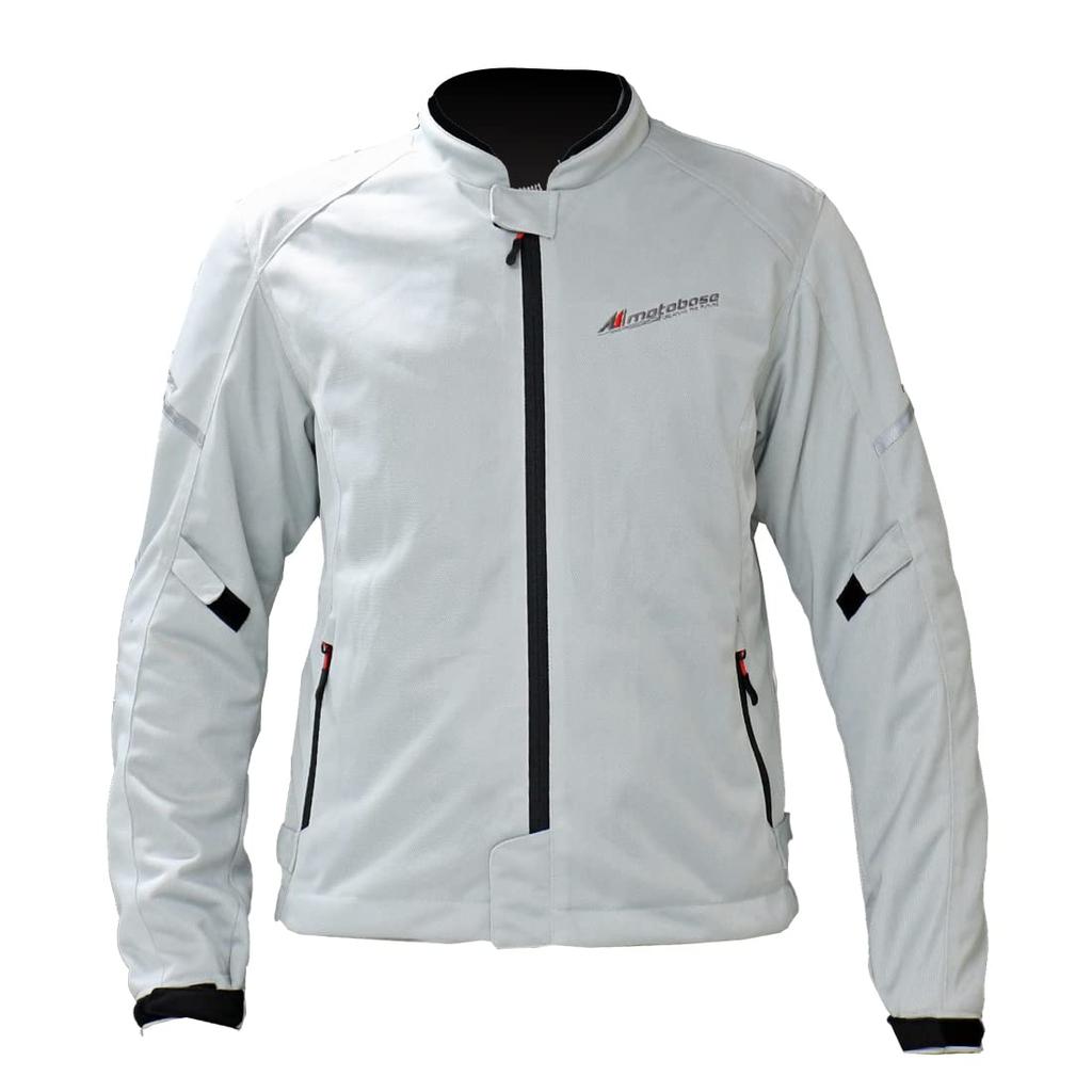 Motobase MBMJ-05 Spring Summer Model Motorcycle Protective Easy Ride Mesh Jacket (Silver, 4L)