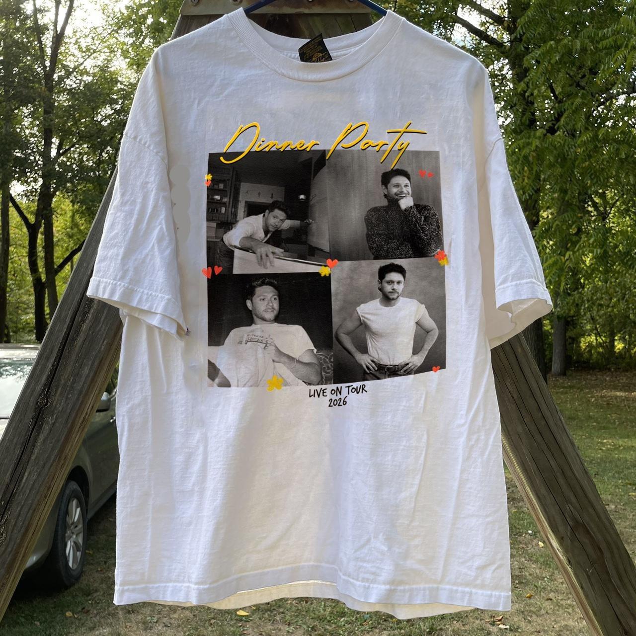 Dinner Party Tour Niall Horan white Tshirt QT7616 M