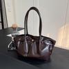 Fashion Largecapacity Handbag, New Product Pleated Shoulder Bag, Niche Commuter To Work, Versatile Women's Bag