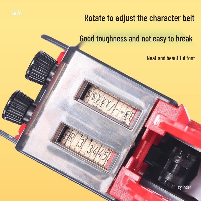Double-Row 10-Digit Price Tagging Machine with Date Marker