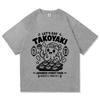 Japan Osaka Dotonbori T-Shirts Mode Herren Damen Lustig Takoyaki Osaka Betrunkener Oktopus T-Shirt Übergroß Vintage Baumwoll-T-Shirts