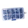 50 Pieces Fishing Rod Guides Ring Set Line Rings Mixed Size In A Box Portable Tip Eye