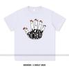 Chicken Fingers Printed T-Shirt 100% Cotton Oversized Foodie Graphic Tees for Men Women Summer Tops Snackcore Streetwear