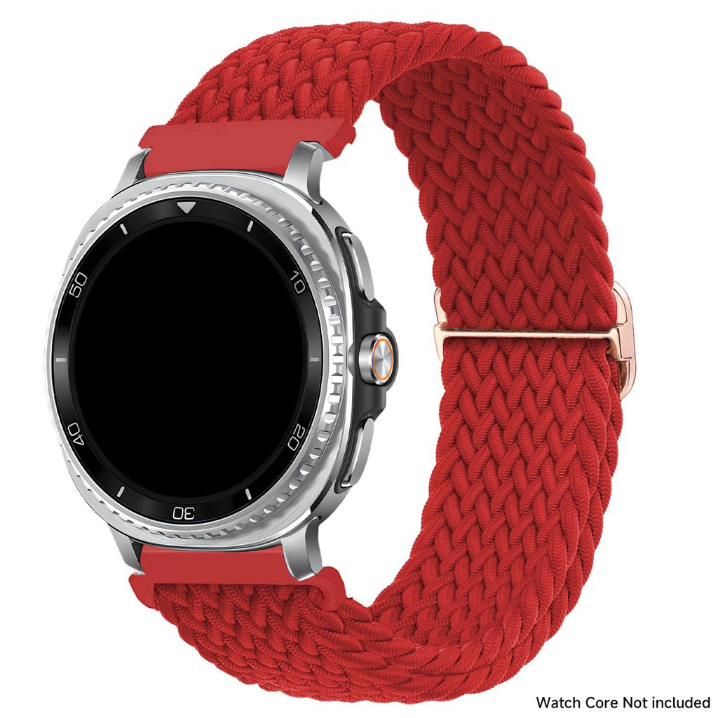 Bracelet en nylon tressé pour Samsung Galaxy Watch 8 40mm 44mm/Watch 8 Classic 46mm Bracelet sans espace pour Galaxy Ultra 2025 Bracelet en nylon