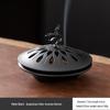 Zen Deer Incense Burner: Auspicious Coil Holder for Desktop or Tea Ceremony with Sandalwood and Agarwood Compatibility