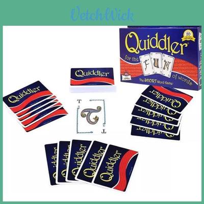 Jogo de Cartas Quiddler Envolvente Para Família e Amigos Apresentando Design Cinco Coroas Ideal Para Estratégia e Reuniões Divertidas