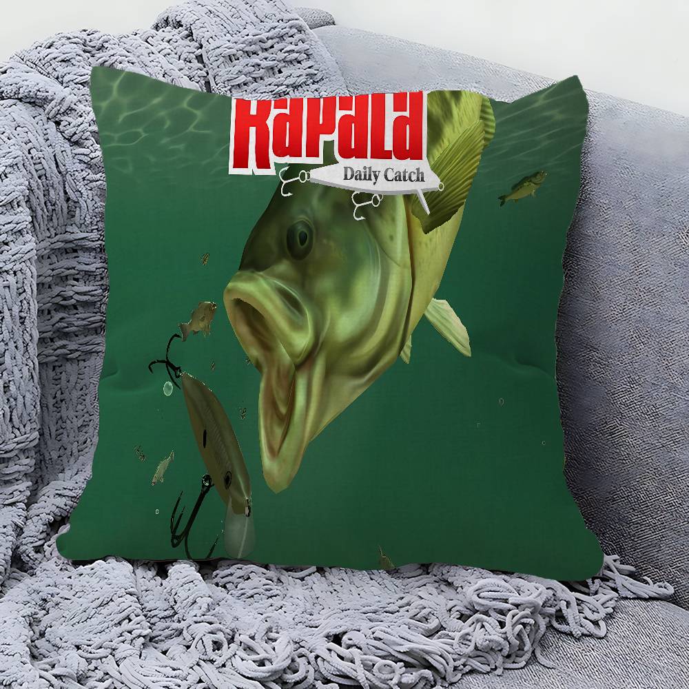 R-Rapalas Fishing Stitch Lucky Dragon pillow cover sofa cushion cover home room decoration children gift