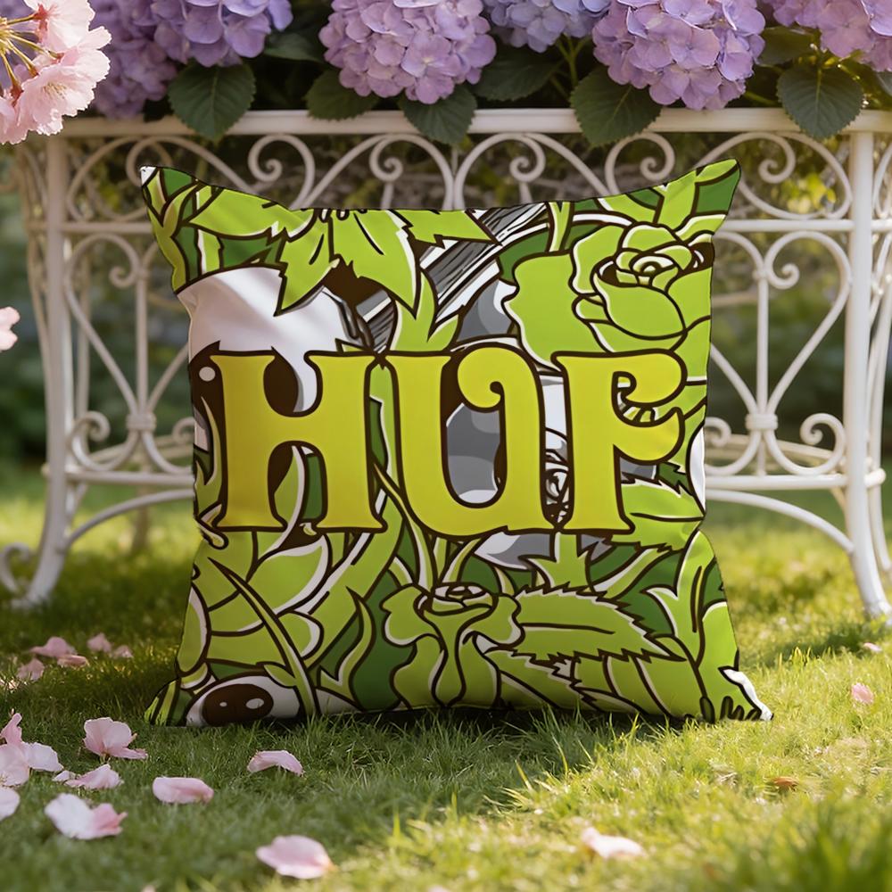 Brand H-Huf Fashion Cushion Cover Home & Car Dual-Scene Pillow Cover: Reversible for Premium Comfort