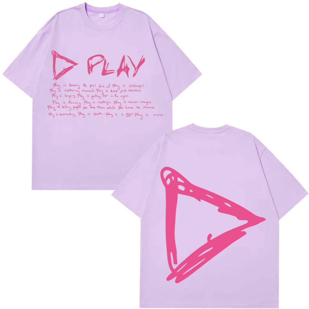 Ed Sheeran Play Tour 2025 T Shirts Unisex Women Fashion Harajuku Streetwear Oversized Cozy Cotton Casual Tees Vintage Couple TShirt