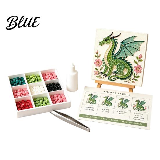Christian Home Decor Animal Craft Art Kit Glass Mosaic DIY Sea 3D Forest Set