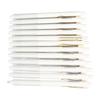12pcs Press Gel Pen 0.38MM Black Ink Fine Point Pen Retractable Ballpoint Pen for Students Office