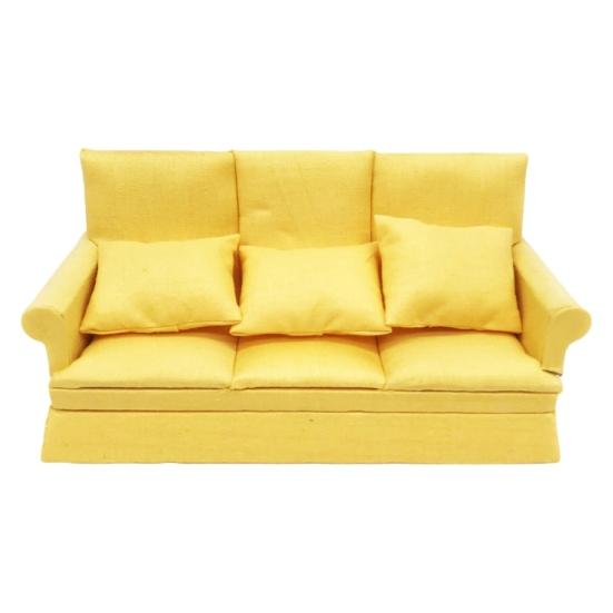 1/12 Mini Doll House Simulation Sofa Living Room Model Decoration Kids Toy Gift