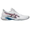 ASICS BLADE FF 2 Unisex Professional Badminton Shoes White/Mako Blue 1071A117-100