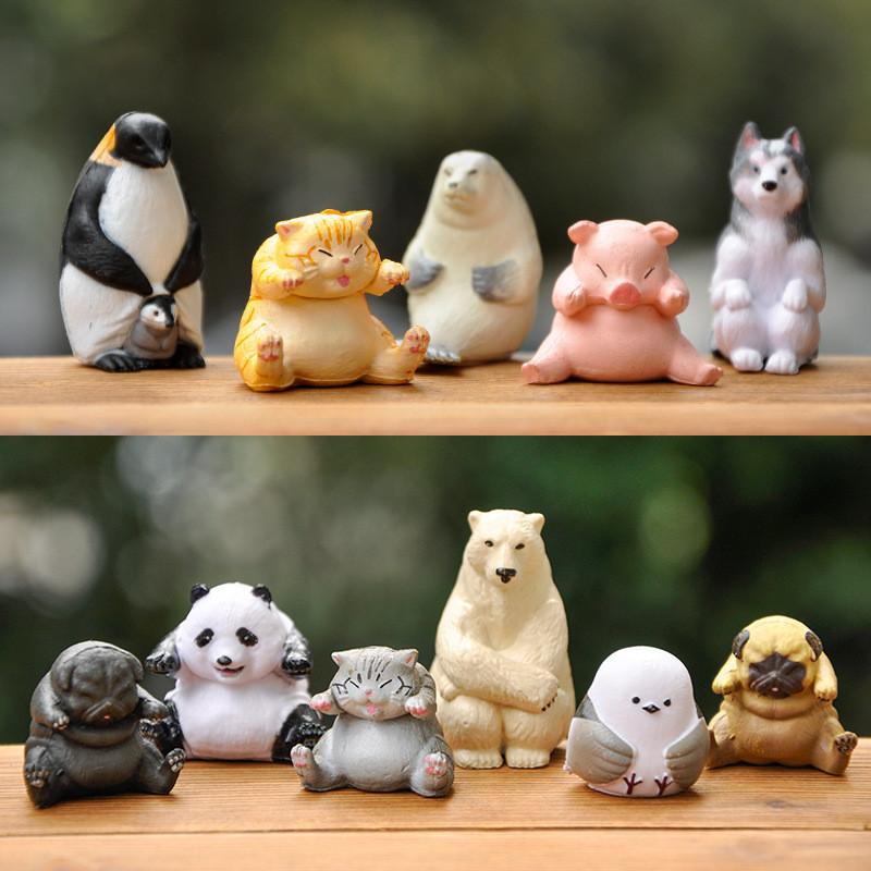 

Animal Arctic Pvc Action Figure Model Penguin Seal Bear Cat Home Office Gift