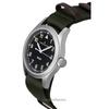 Hamilton Khaki Field Textile Strap Black Dial Quartz H69401930 Unisex Watch