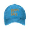 Ready To Race Spring Autumn Visor Cap Homme Baseball Cap Hip Hop Motocross Bitumen Bike Life Hats Washed 100% Cotton Casquette