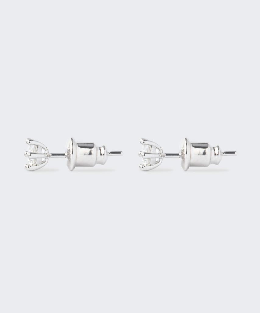 Musinsa Standard Woman Women'S Moissanite Earrings_4Mm [Silver]