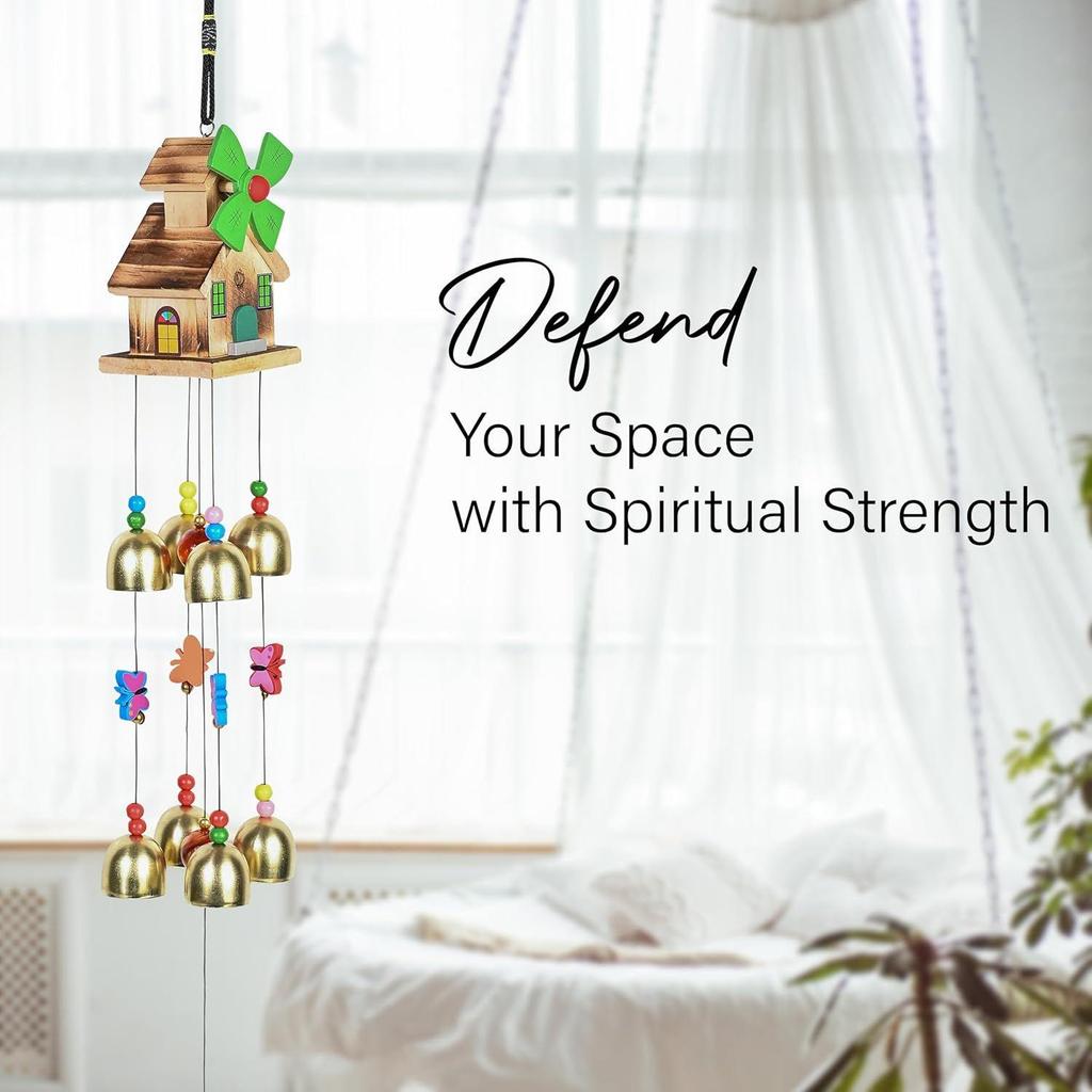 Hanging Decoration Items for Balcony, Bedroom, Living Room, and Hall | Home Décor Items for Positive Vibes, Housewarming Gifts, Room Décor, 9 Bells