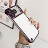 Ultra Thin Plating Clear Hard PC Phone Case For iPhone 18 17 16 15 14 Pro Max Lens Protection Shockproof Frameless Cooling Cover