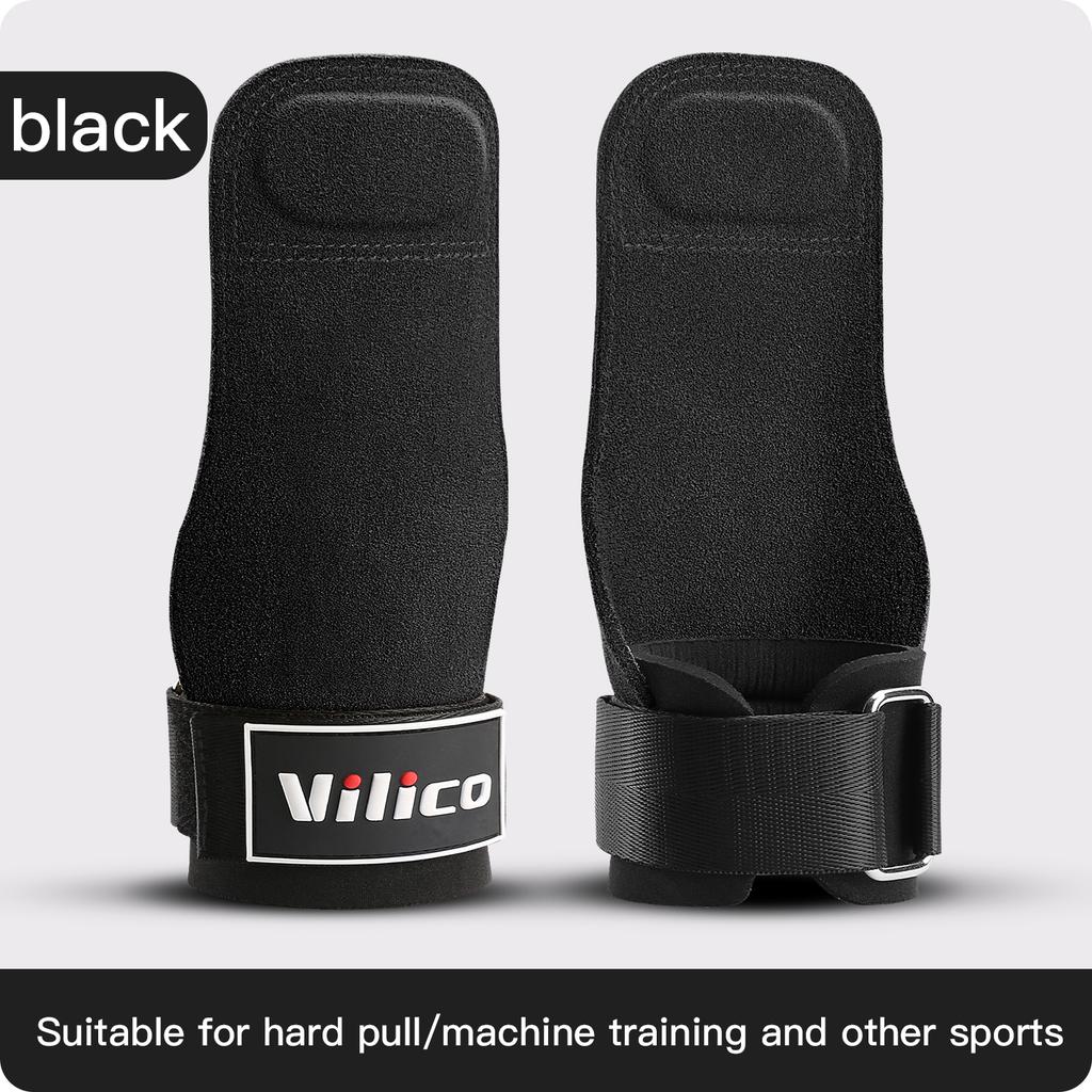 Xiaomi 2 Piece Leather Weight Lifting Training Gloves Palm Protection Women Men Fitness Sports Gymnastics Grips Pull Ups Weightlifting