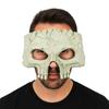 Party Props Halloween Mask Half Face Skeleton Mask Funny Halloween Skull Mask  Men