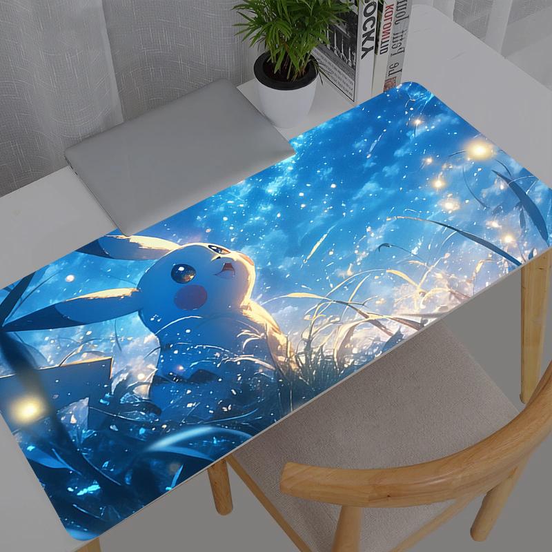 Mouse Pad rubber Pokemon Pikachu anime table Large Gamer xxl Desk mat Computer keyboard gaming accessories carpet mousepad