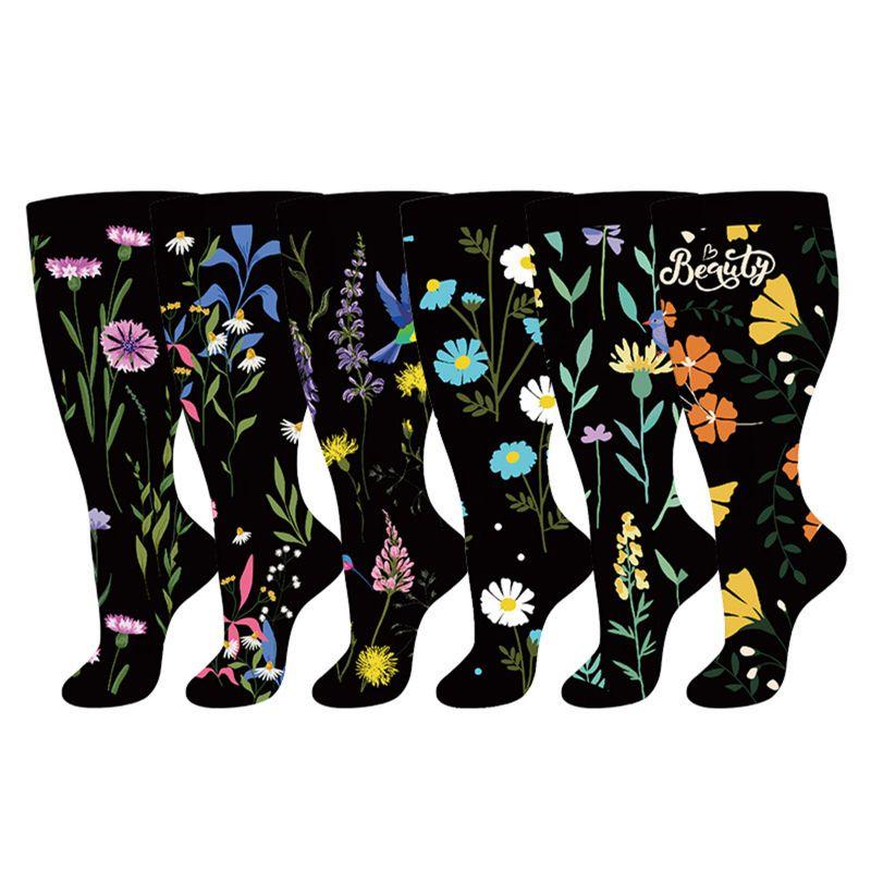 

Women s Wide Calf Large Size Compression Socks Improve Blood Circulation Reduce Soreness And Swelling 3XL