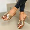 New Women's Comfortable Flat Open Toe Casual Outdoor Slide Sandals
