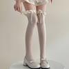 1Pair Lolita Long Tube Nylon Spring and Summer Over The Knee Thin Bow Girl's Lace