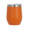 Colors Painted Egg Shape Wine Cooler Coffee Thermos Mug 10oz Stainless Steel Double Wall Wine Vacuum Flask