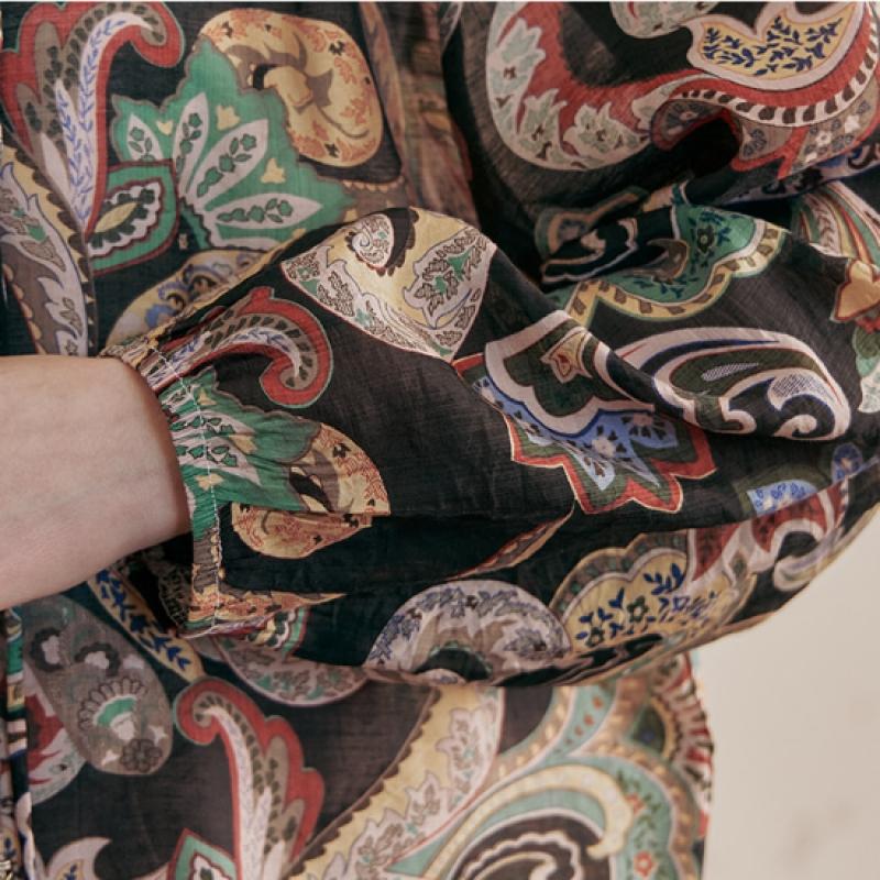 MAXZA Paisley Strap Blouse Ze04qb001na