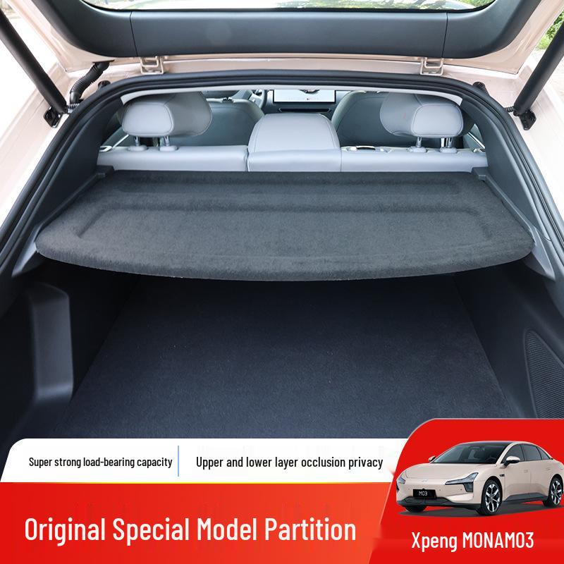 Trunk Partition Sunshade & Dust Cover Accessories for Xiaopeng MONAM03