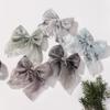 2Pcs Baby Hair Clip for Girls Hair Tie Ink Style Bow Kid Hair Accessory Sping Autumn Princess Children Hairband