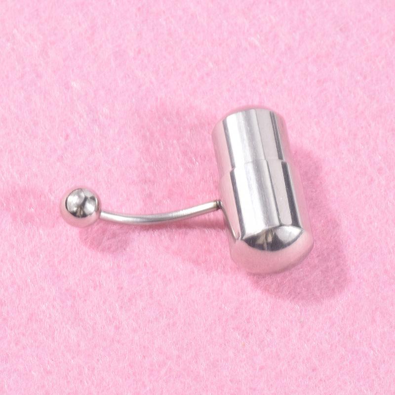 European and American Human Puncture Jewelry Vibrate the Navel Ring Exquisite Puncture Jewelry To Vibrate the Navel Ring