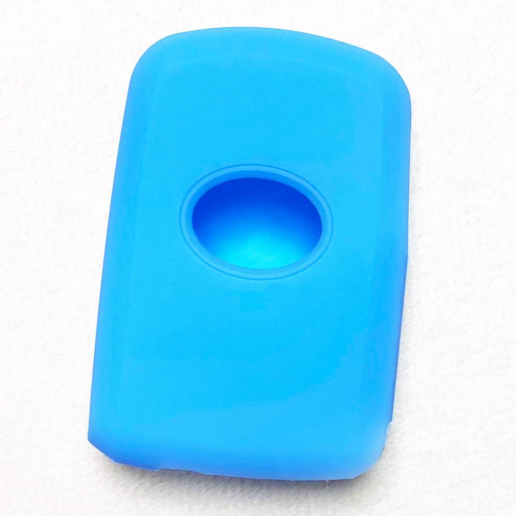 [IKT] Silicone Cover for Toyota Cars Smart Key 3 Buttons Light Blue/Harrier/Land Cruiser/Auris/Camry/Crown Athlete/Crown