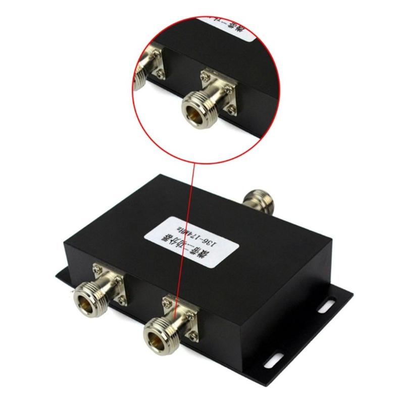 Professional Splitter Distributor Suitable for Efficient UHF Signal Sharing In Communication Systems Supports 136-174MHz