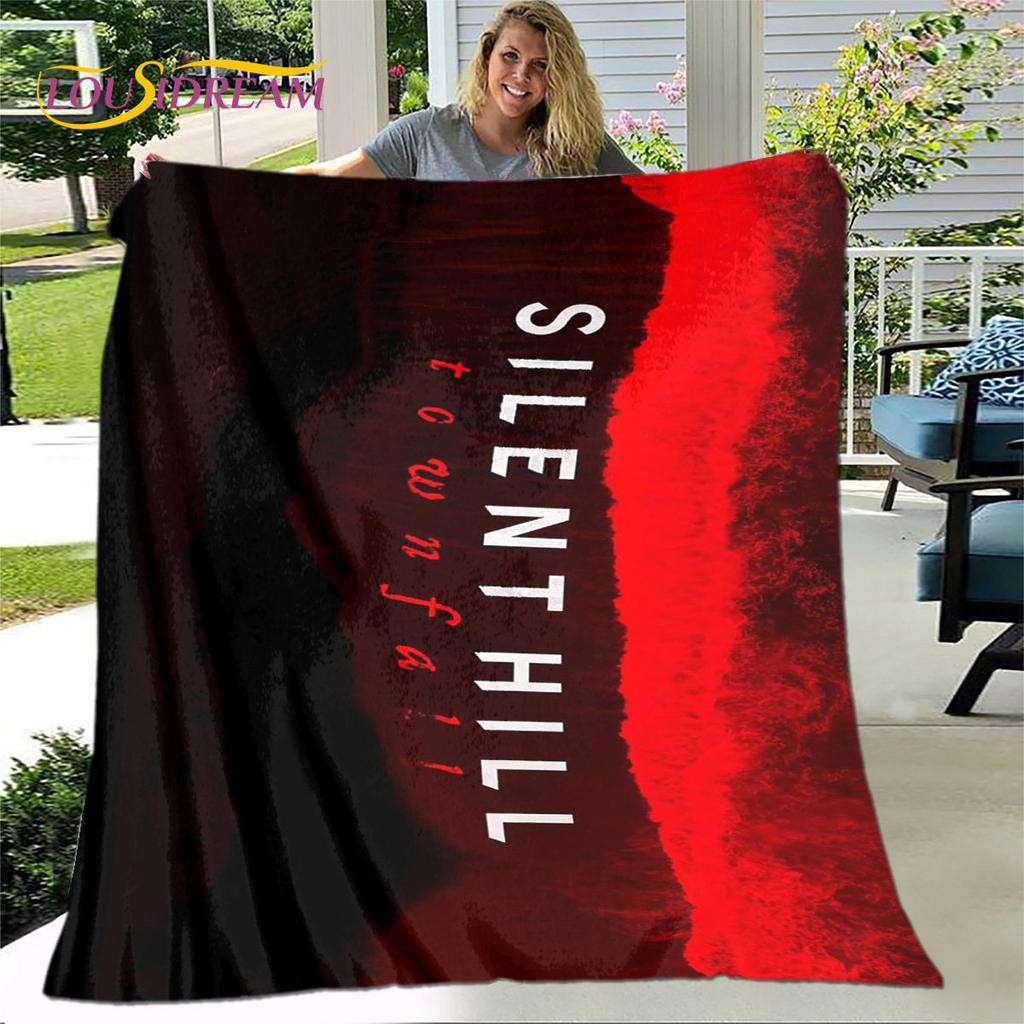 Silent Hill Horror Movie Game Soft Plush Blanket,Flannel Blanket Throw Blanket for Living Room Bedroom Bed Sofa Picnic Cover Kid