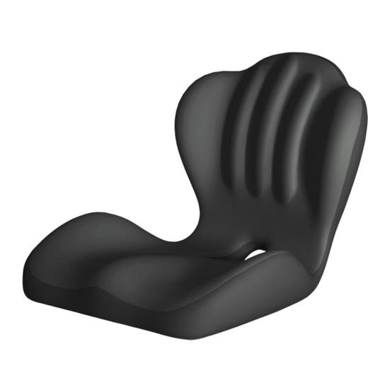 Ergonomic Seat Cushion with Back Support, High Density Memory Foam Office Chair Pad with U-Shaped Coccyx Relief, Breathable Car Seat Cushion for Home
