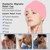 1PC Form Fitting Gel Ice Headache Migraine Relief Hat Cold Compress Therapy Cap  Ice Cap Head Wrap Face Mask Head Massage