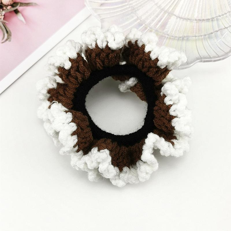 

Шикарная кружевная эластичная резинка для волос в корейском стиле для женщин – Свежая девичья резинка для хвостика кофейный