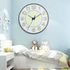 12 Inch 30cm Luminous Plastic Silent Wall Clock Creative Bedroom Living Room Simple Luminous Quartz Clock