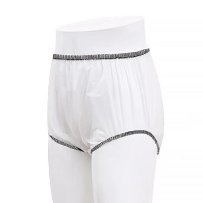 1pc Solid Color Waterproof Iaper for Adults Washable Reusable Diaper Care Pants Leak-proof Pants Waterproof Eldly Diaper Cover