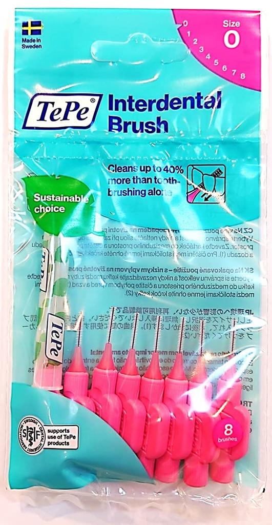 TePe Interdental Brush 8 Pieces X 10 Bags Pink 0.4mm