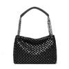 Single-shoulder Women's Bag, Fashionable Woven Bag, Versatile Underarm Bag, Retro Handbag