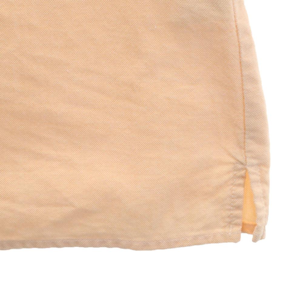 A Bathing Ape Made In Japan Long Sleeve Oxford Button Down Shirt M Orange Men's Used