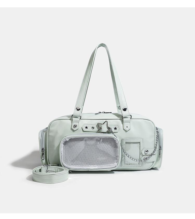 Large Capacity Anime Ita Bag, Minimalist College Style Shoulder Handheld Tote Bag
